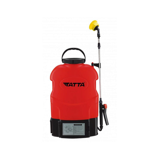 Pompa pentru stropit Tatta TP-1831A, cu acumulator, 12V 8Ah, incarcator 1 A, motor 3.6 lpm, rezervor tip rucsac, 18 l