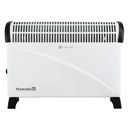 Convector electric Hausberg HB-8200, 2000 W, 3 nivele de putere, termostat reglabil