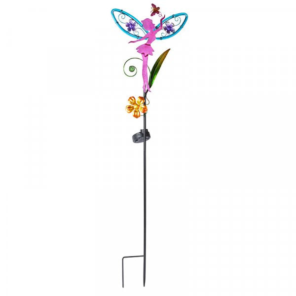 Decoratiune solara pentru gradina Fairy Wings 85 cm