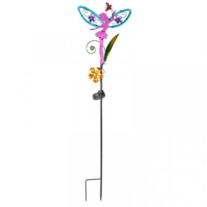 Decoratiune solara pentru gradina Fairy Wings 85 cm