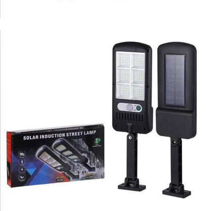 Lampa solara LED de perete exterior cu senzor de miscare si telecomanda