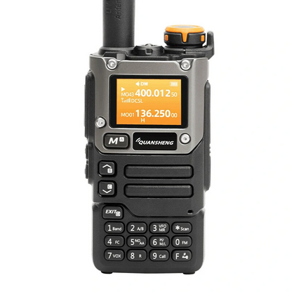 Statie Radio emisie-receptie Walkie Talkie Quansheng UV-K5(8) 5W, UHF, VHF, DTMF, FM Dual Band Two Way Radio, NOAA Weather Alarm