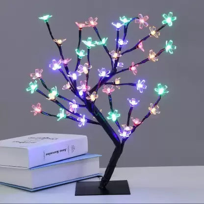 Copacel de Craciun, 36 LED Cherry, Blossom Bonsai