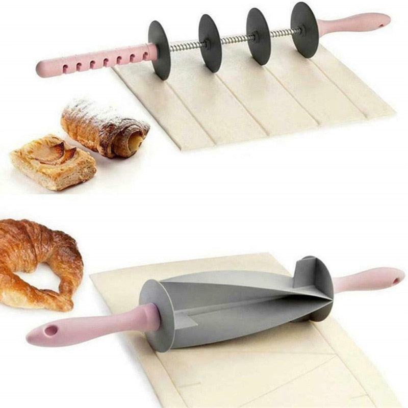 Set doua taietoare profesionale de saratele si croissante