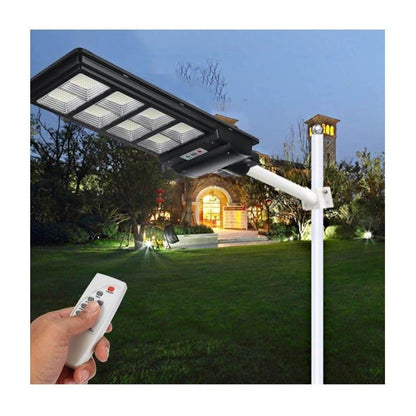 Lampa stradala proiector LED cu panou fotovoltaic + telecomanda si senzor, 120W/200W/300W