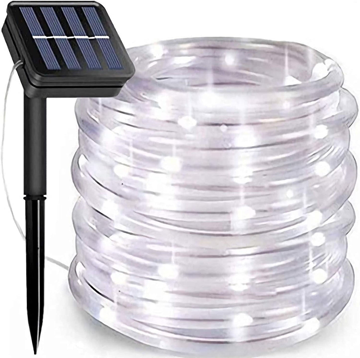 Ghirlanda luminoasa solara tip furtun cu LED, 12 metri sau 22 metri