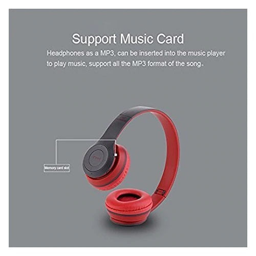 Casti Bluetooth Wireless Over Ear Pliabile Sport Cu Microfon Incorporat P47