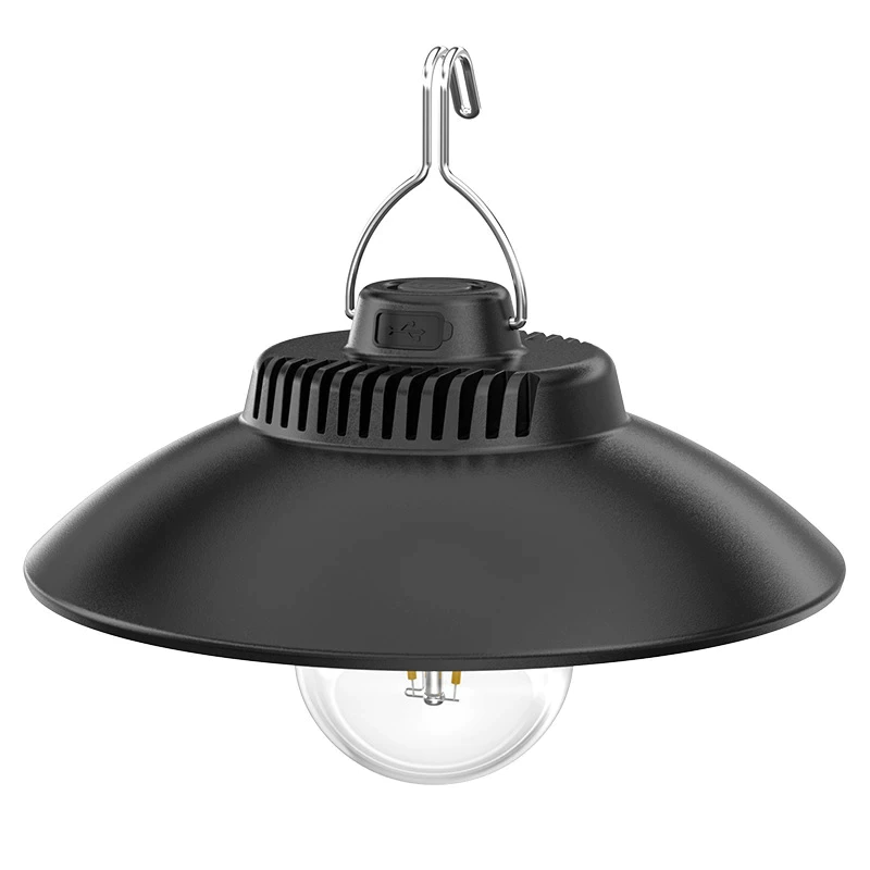 Lampa camping portabila cu agatatoare, baterie si incarcare USB