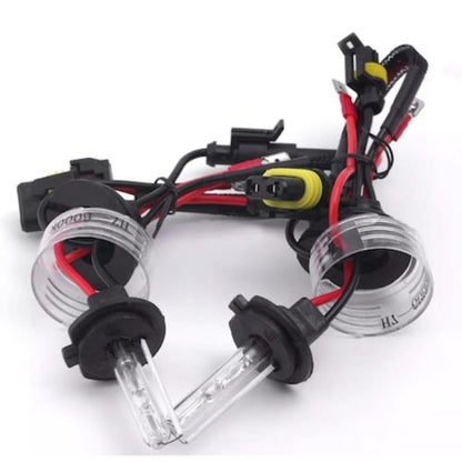 Set 2 becuri Xenon, H7 - 6000K, HID, Balast Slim Premium, Alb-Rece, 12V, 55W