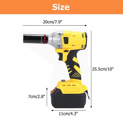 Bormasina de impact cu 2 acumulatori 68V 5AH, trusa