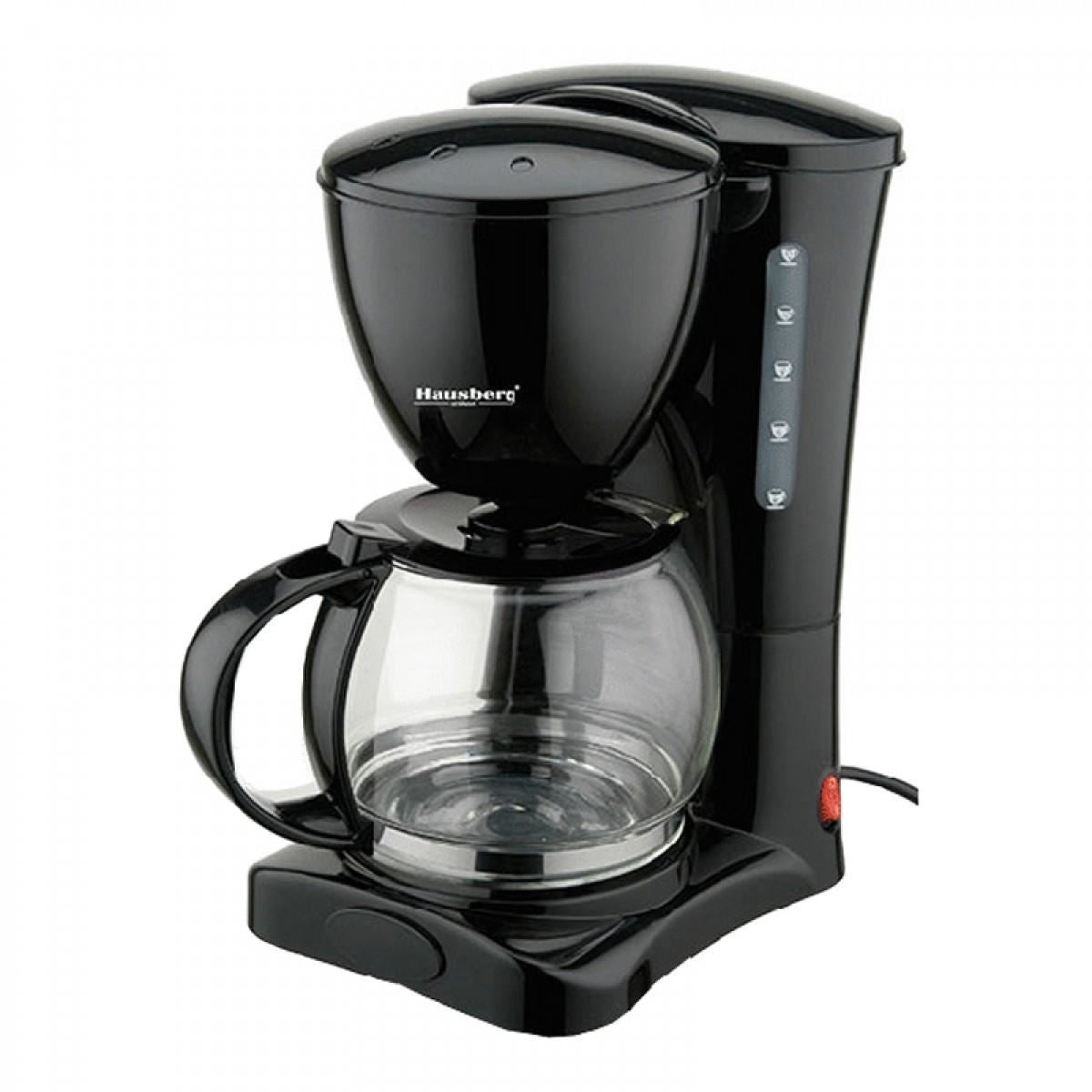 Filtru cafea, cafetiera Hausberg, HB-3700, 1200 W, 12 cesti