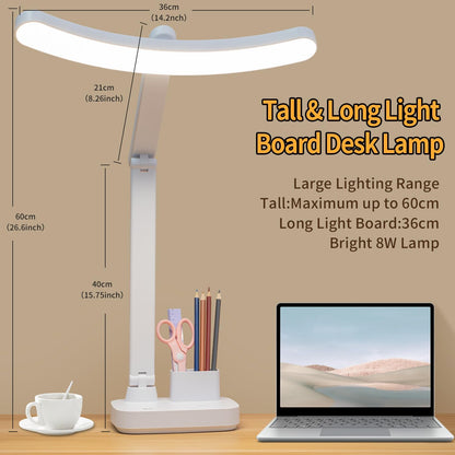 Lampa de birou cu LED, pliabila si cu protectie pentru ochi