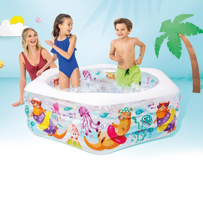 Piscina Mare Pestisori pentru Copii 1.91x1.78x0.61m - Intex