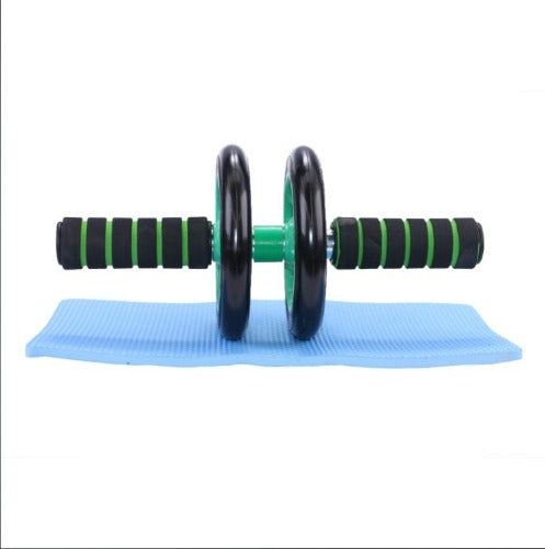 Roata fitness pentru abdomene cu exercitii diversificate