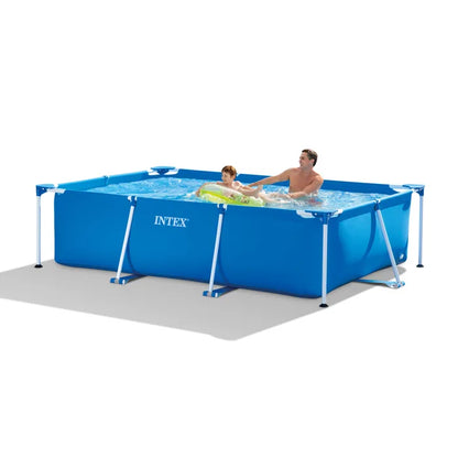 Piscina cu cadru metalic Intex, supraterana, dreptunghiulara