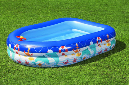 Piscina gonflabila Bestway Family, cu parasolar detasabil