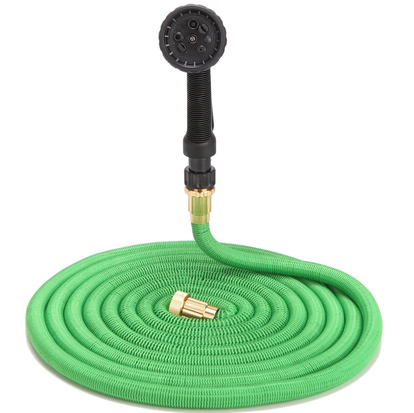 Furtun extensibil profesional pentru gradina cu cap de udat cu pulverizator reglabil, Magic Hose