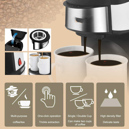 Espressor cafea Sonifer SF3540, 2 cani, 240ml