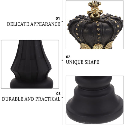 Pachet Statuete Sah Premium: Ornamente Regi, Dame, Calareți - decoratiuni casa din rășină