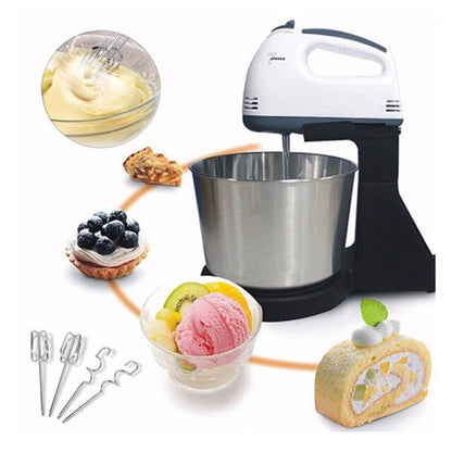 Mixer cu bol din inox, putere 250 W, 2L, inox, 7 trepte de Viteze