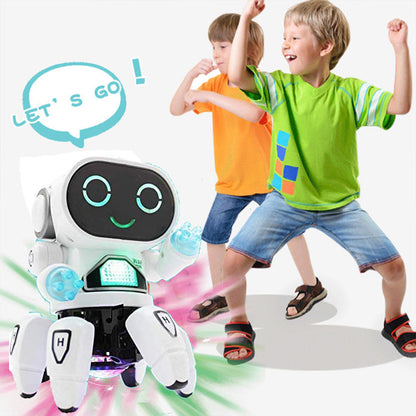 Robot interactiv pentru copii, cu LED, danseaza si canta