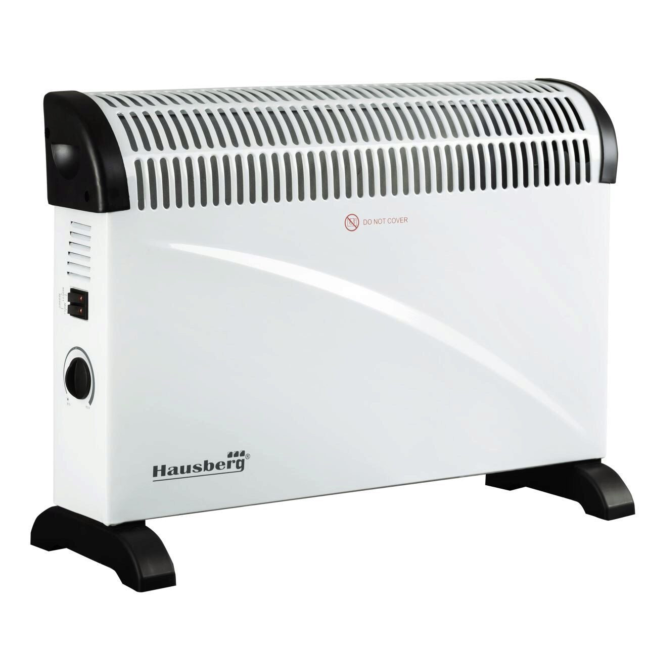 Convector electric Hausberg HB-8200, 2000 W, 3 nivele de putere, termostat reglabil