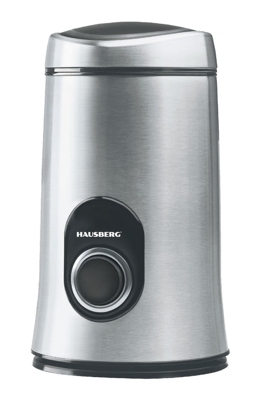 Rasnita electrica cafea Hausberg HB-7567, 150W, 50g, motor din cupru, INOX