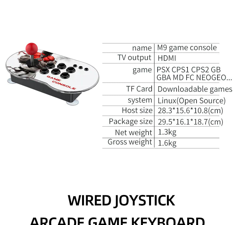 Consola de jocuri retro arcade 15000 de jocuri clasice, jocuri 3D