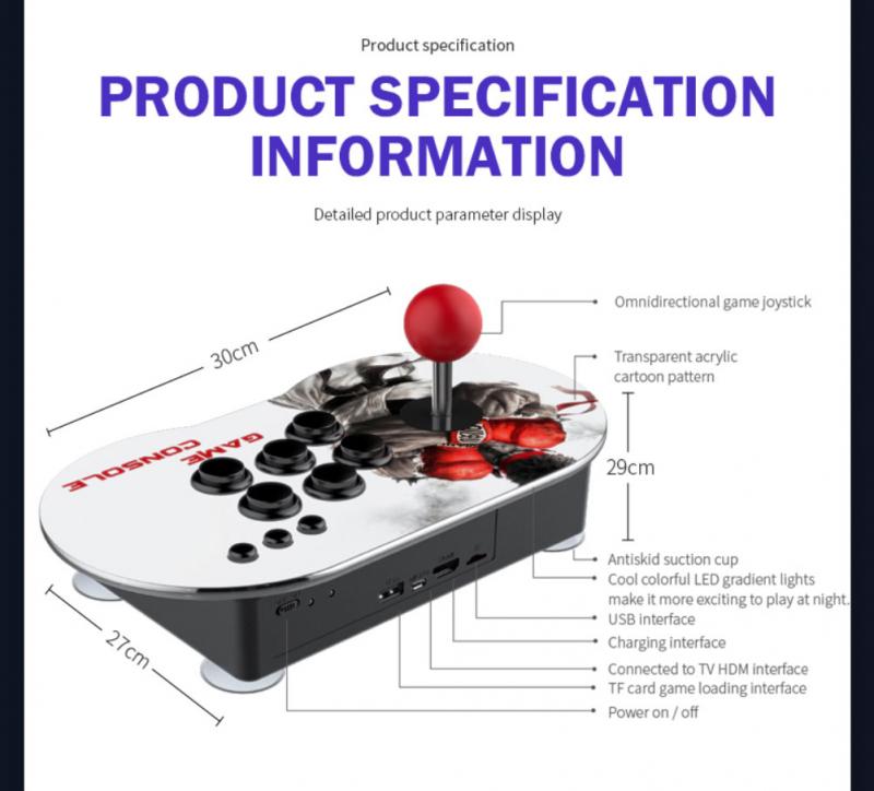 Consola de jocuri retro arcade 15000 de jocuri clasice, jocuri 3D