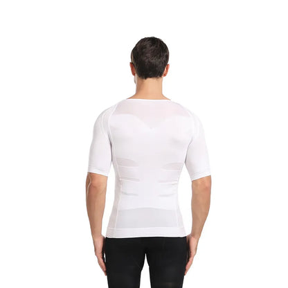 Tricou de slabit pentru barbati Slim'n Lift, grad de compresie 140D