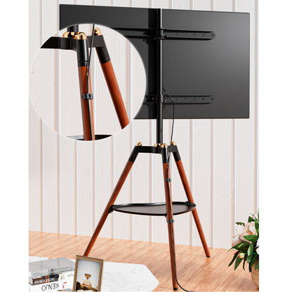 Suport TV rotativ, tip trepied, pentru podea, TV 32-65 inch