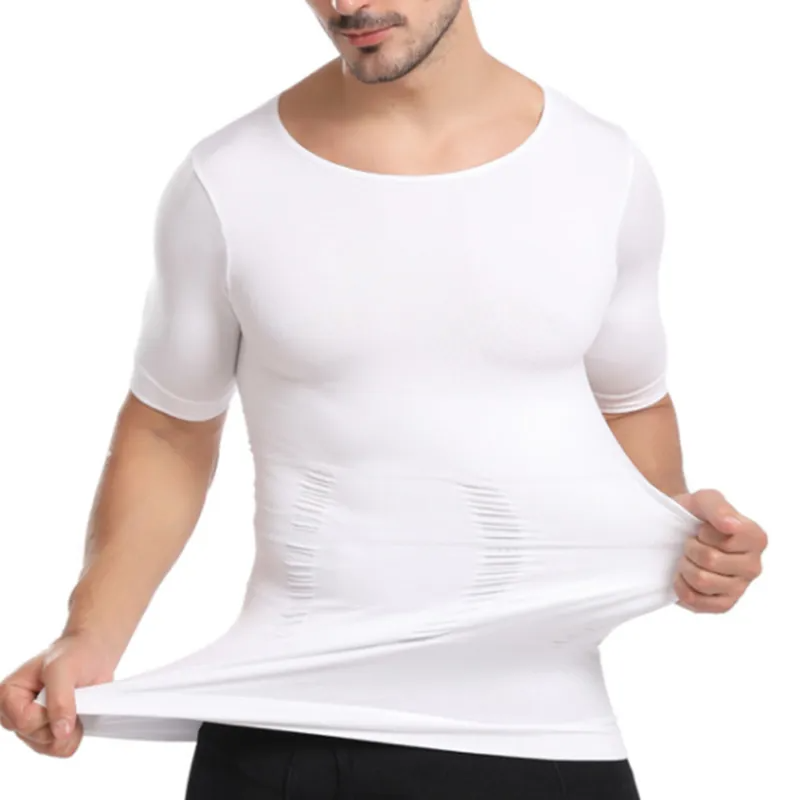 Tricou de slabit pentru barbati Slim'n Lift, grad de compresie 140D