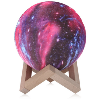 Lampa de veghe, 3D Moon Lamp Galaxy, telecomanda