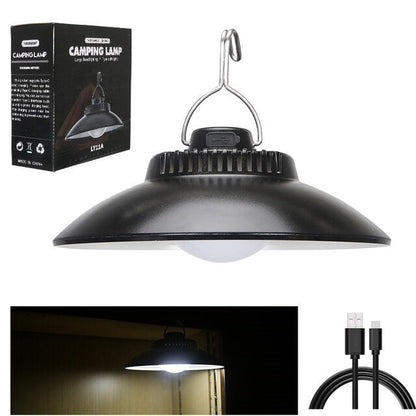 Lampa camping portabila cu agatatoare, baterie si incarcare USB