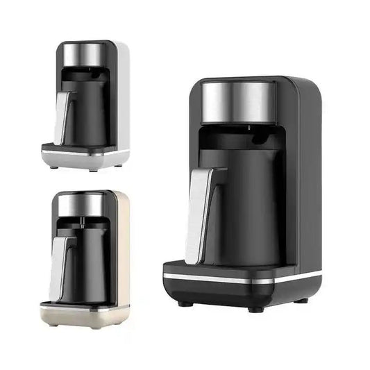 Aparat pentru preparat cafea turceasca HAUSBERG HB-3821IN, 400-500W, 250ml, protective supraincalzire, termostat, Inox-Negru