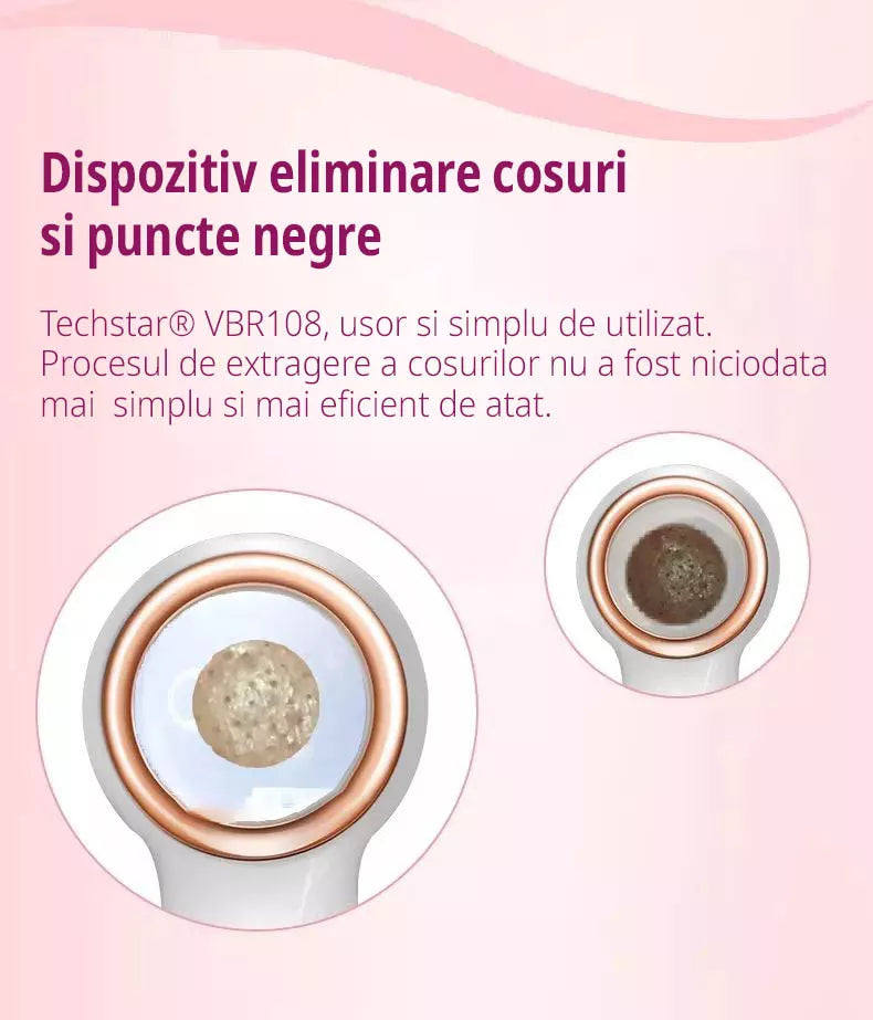 Aparat facial cu vacuum,  extragere cosuri cu vizor pentru acnee si puncte negre