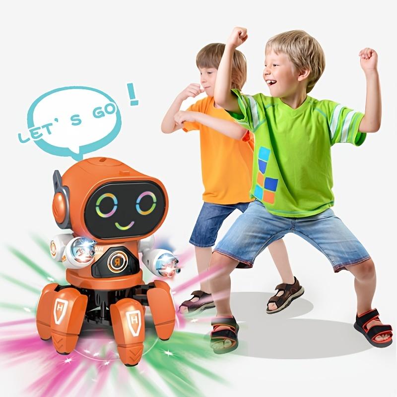 Robot interactiv pentru copii, cu LED, danseaza si canta