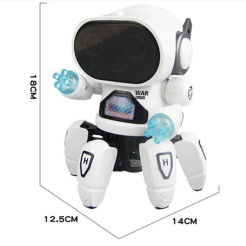 Robot interactiv pentru copii, cu LED, danseaza si canta