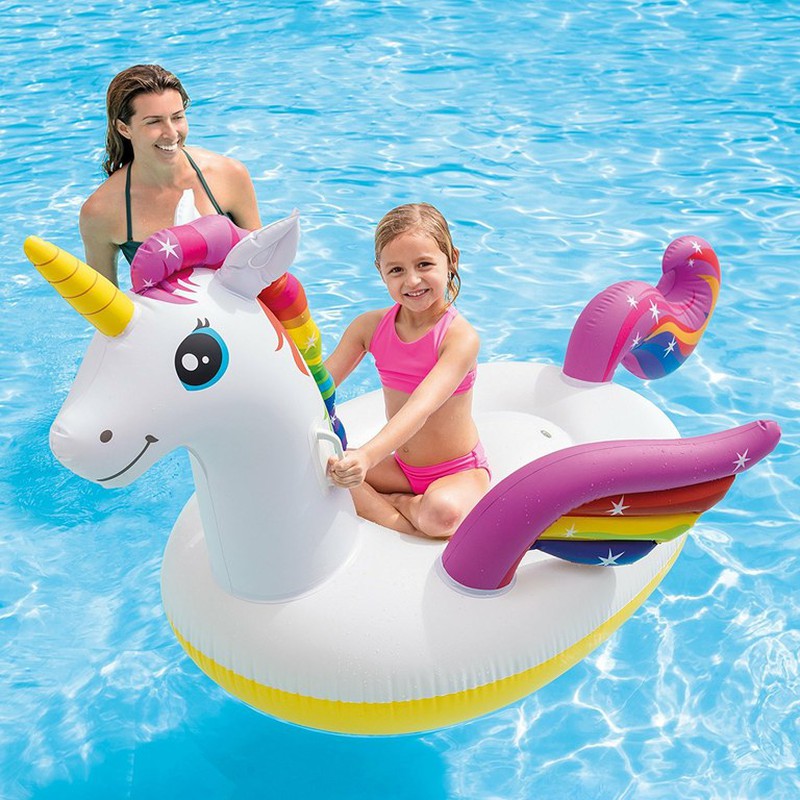 Saltea gonflabila Intex Unicorn Ride-On, 2m x 1.4m