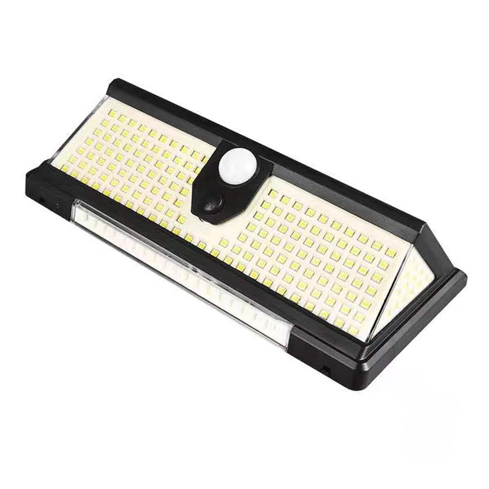 Set 2 lampi cu incarcare solara, CL-S190, 190 x LED SMD, 18 leduri rosii/albastre, 4 moduri de functionare, senzor de miscare/amurg/stare de veghe, Negre