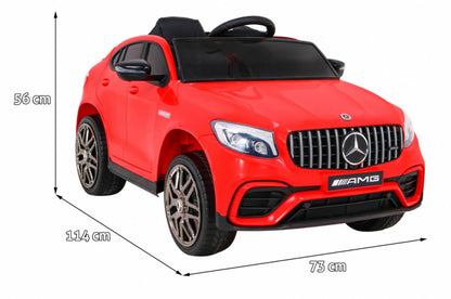 MASINUTA ELECTRICA PENTRU COPII MERCEDES AMG GLC63S 4X4  ROSU