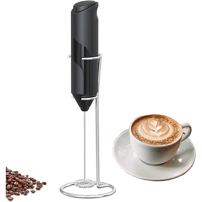 Mixer pentru spuma de lapte, cafea, oua, caffe latte, ciocolata calda, cappuccino cu suport