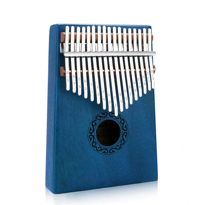 Instrument muzical din lemn cu incinta si 17 note, Kalimba, mini-pian