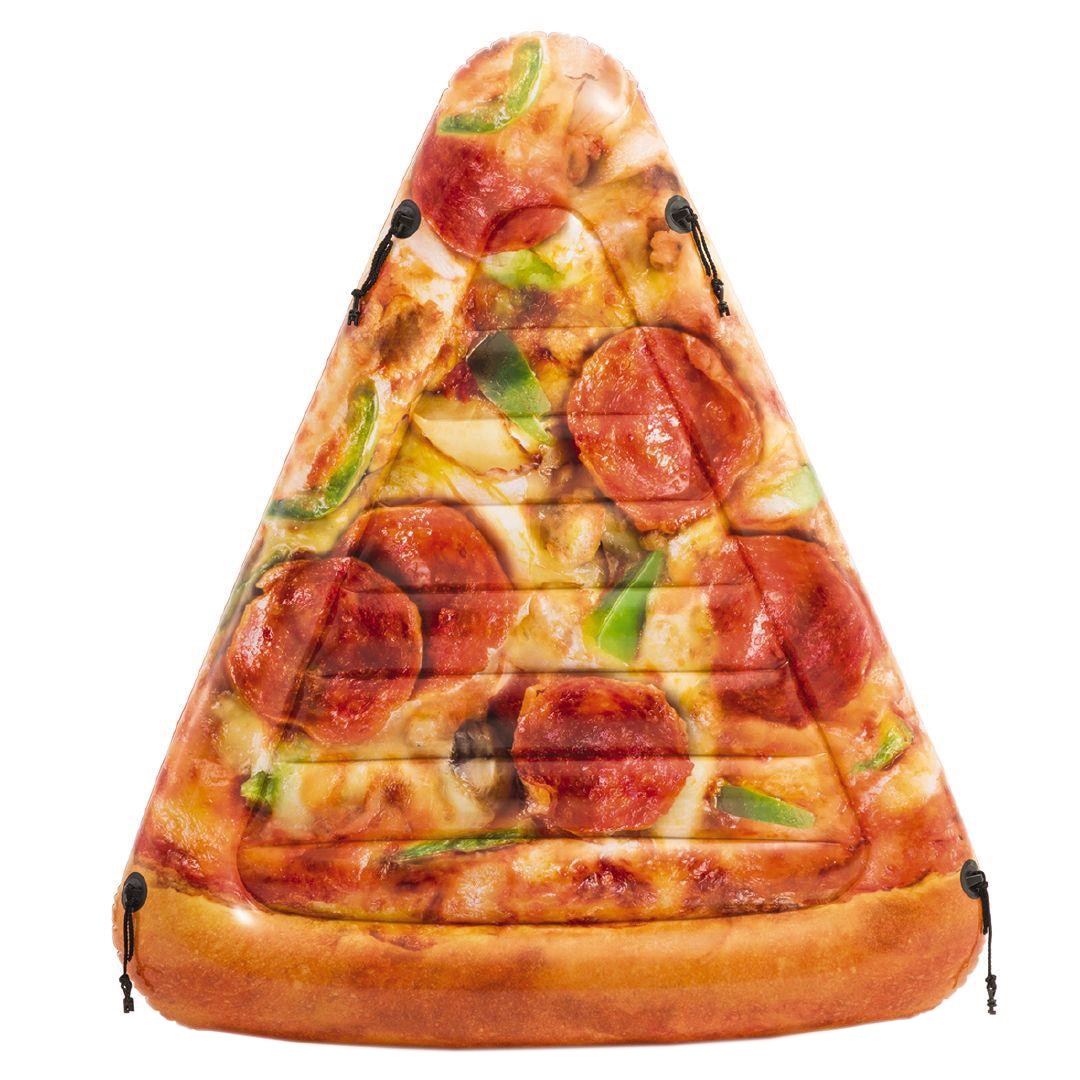 Saltea gonflabila Intex Pizza Slice multicolor, 1.75m x 1.45m