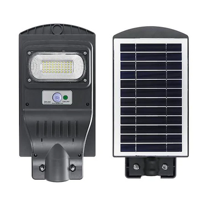 Lampa stradala proiector LED cu Incarcare Solara prin Panou Fotovoltaic + telecomanda