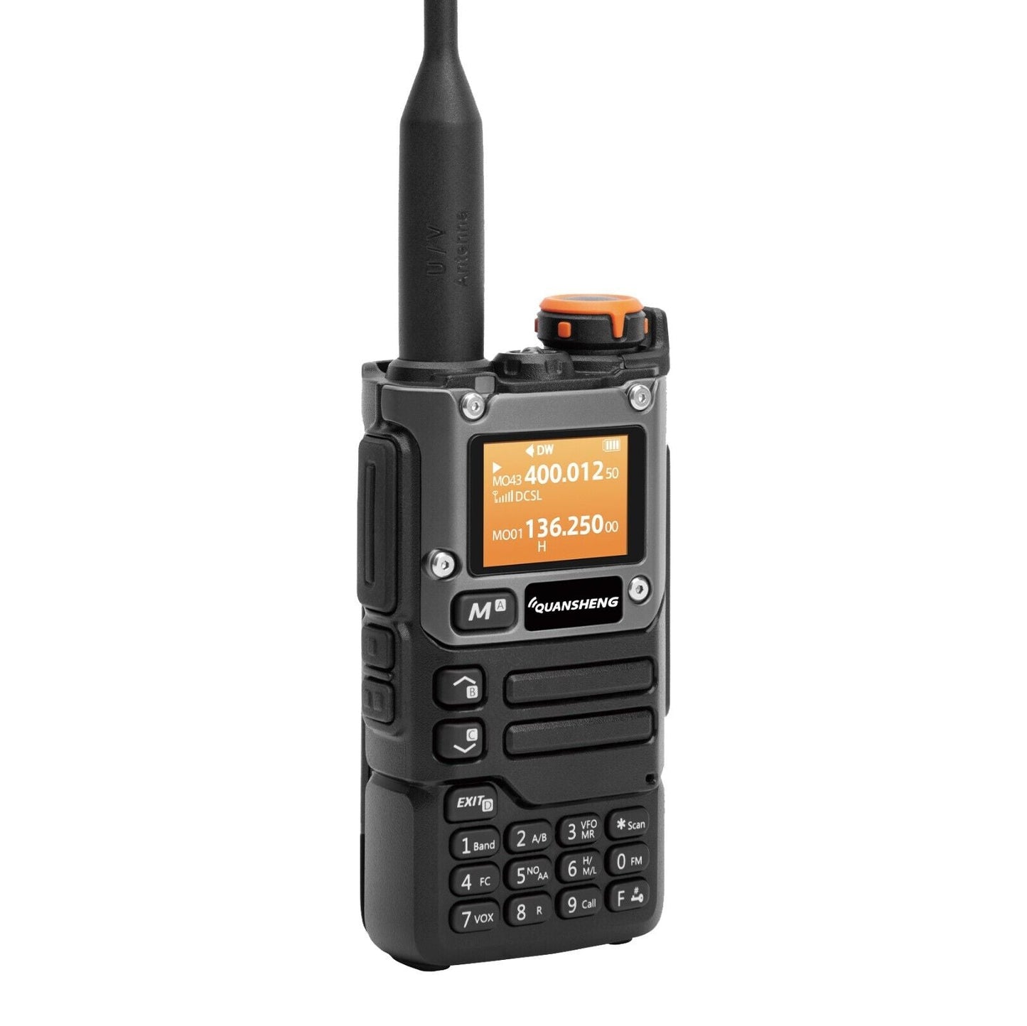 Statie Radio emisie-receptie Walkie Talkie Quansheng UV-K5(8) 5W, UHF, VHF, DTMF, FM Dual Band Two Way Radio, NOAA Weather Alarm