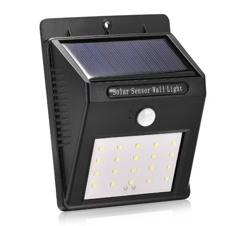 Pachet 5 Lampi LED de perete cu panou solar