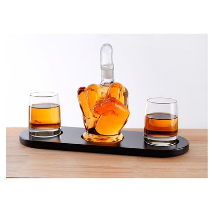 Set Sticla-Decantor cu pahare si suport