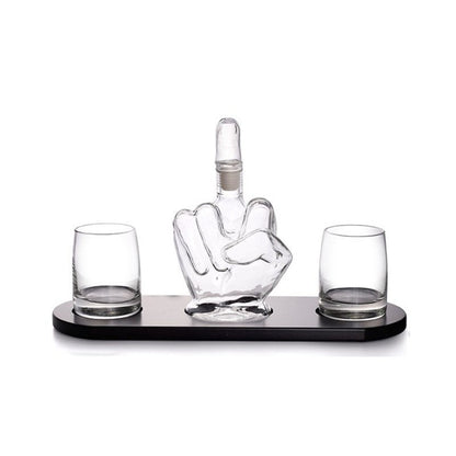 Set Sticla-Decantor cu pahare si suport