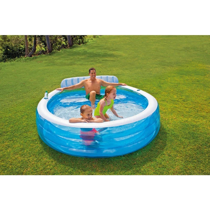 Piscina gonflabila, Intex Swim Center , 229 x 218 x 79 cm